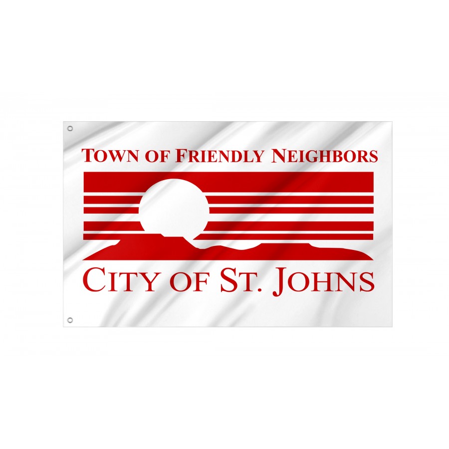 Flag of St. Johns, Arizona, Patriotic Flags, Unique Design Print, Flags for Indoor & Outdoor Use