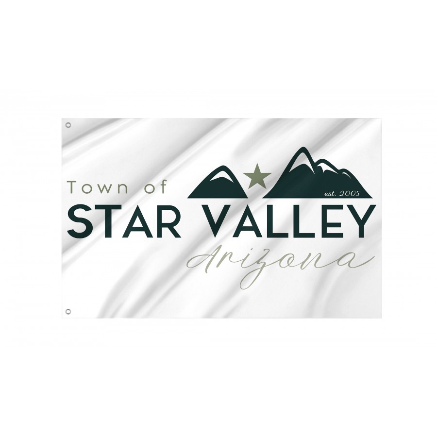 Flag of Star Valley, Arizona Town, Patriotic Flags, Unique Design Print, Flags for Indoor & Outdoor Use
