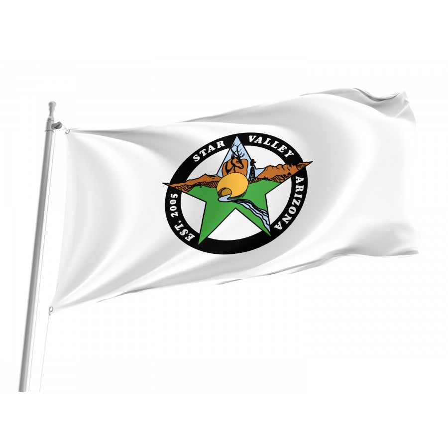 Flag of Star Valley, Arizona, Patriotic Flags, Unique Design Print, Flags for Indoor & Outdoor Use
