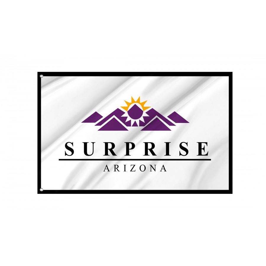 Flag of Surprise, Arizona, Patriotic Flags, Unique Design Print, Flags for Indoor & Outdoor Use