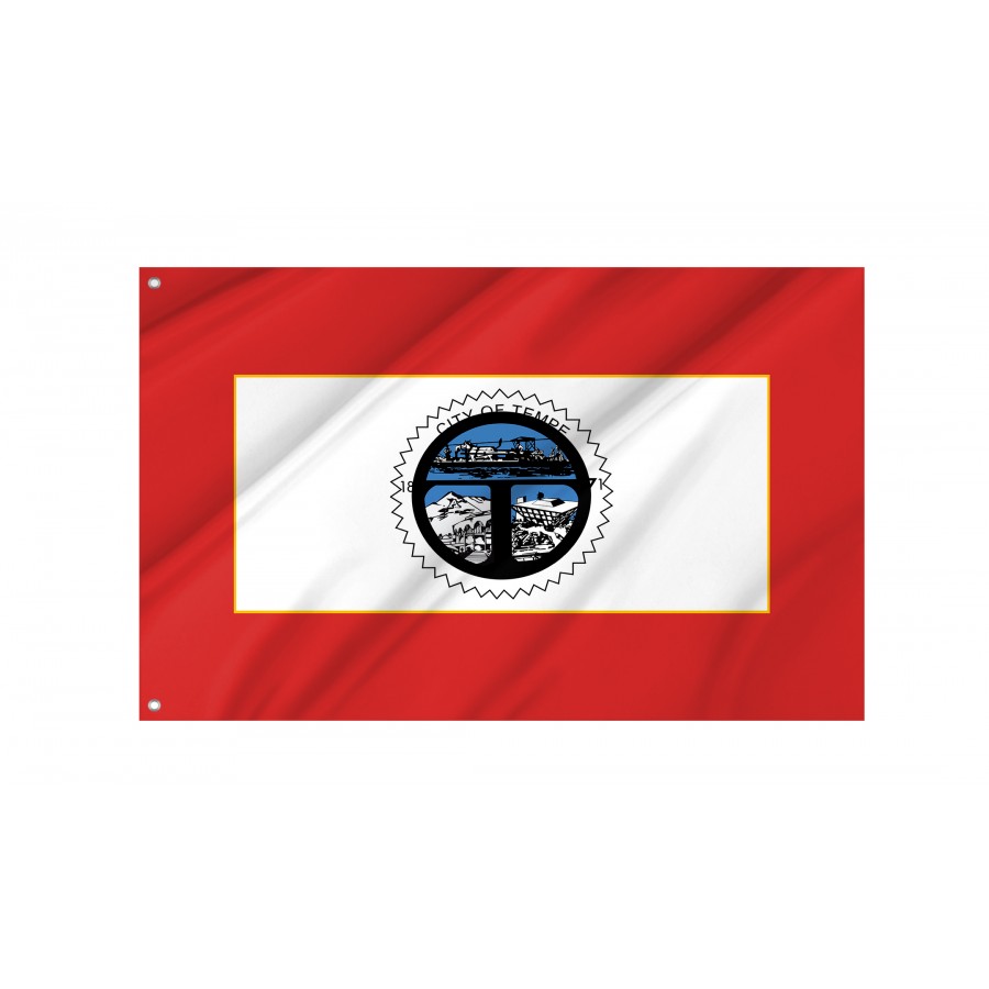 Flag of Tempe, Arizona 1971-1987, Patriotic Flags, Unique Design Print, Flags for Indoor & Outdoor Use