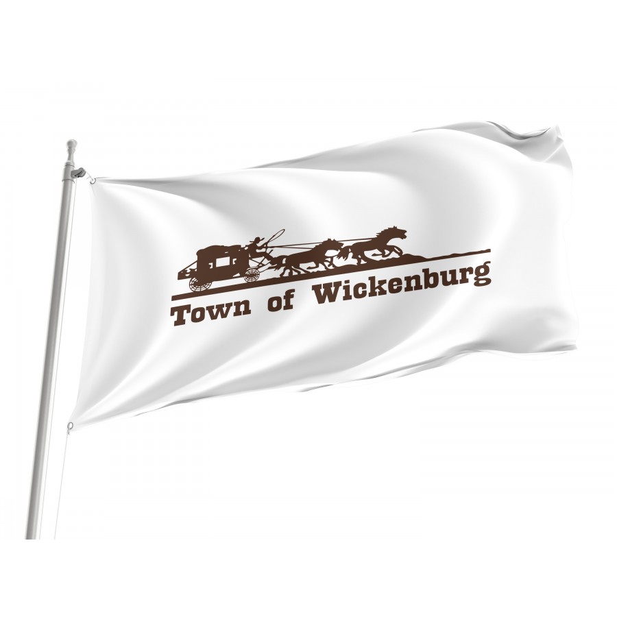 Flag of Wickenburg, Arizona, Patriotic Flags, Unique Design Print, Flags for Indoor & Outdoor Use