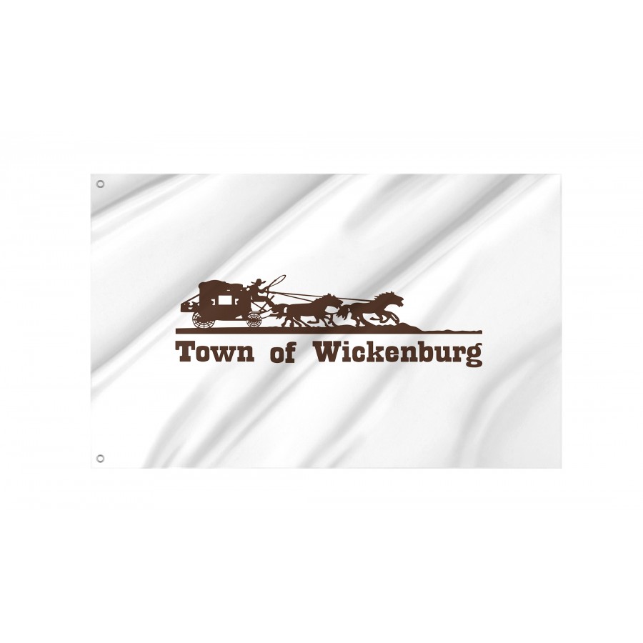 Flag of Wickenburg, Arizona, Patriotic Flags, Unique Design Print, Flags for Indoor & Outdoor Use