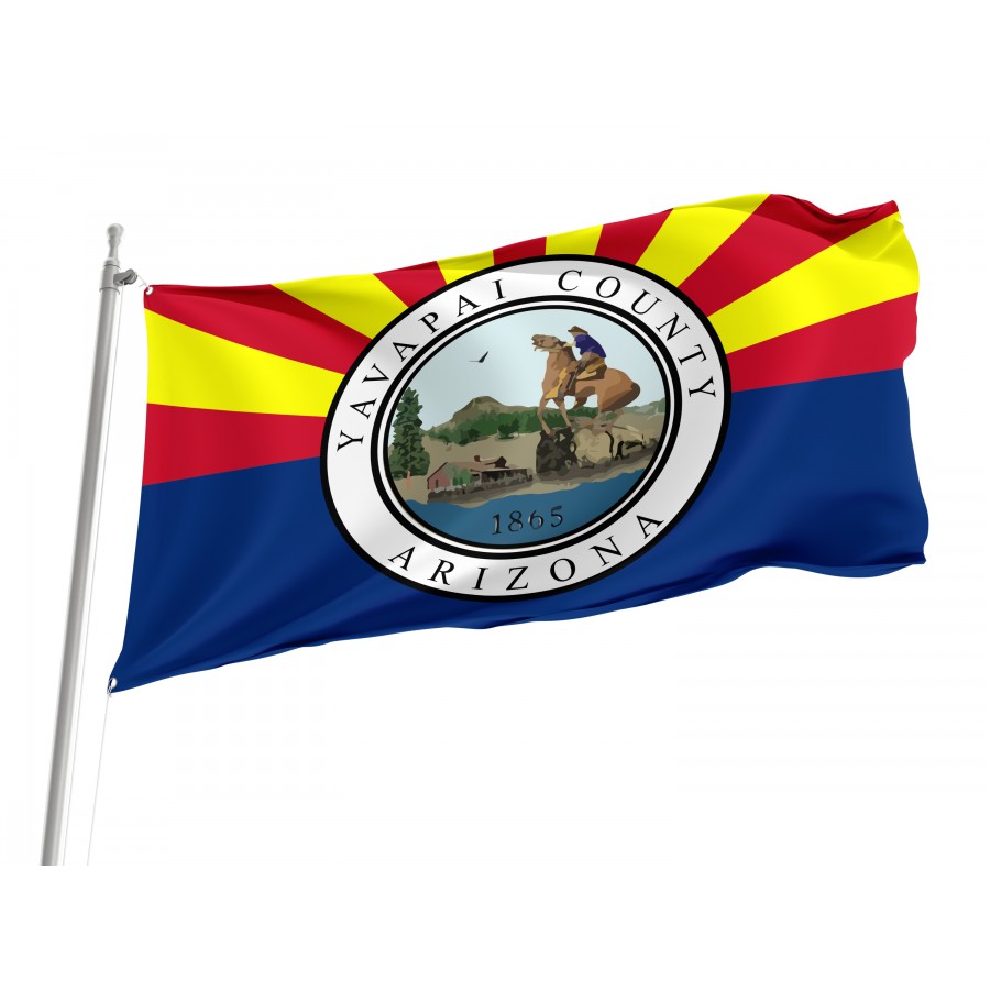 Flag of Yavapai County, Arizona, Patriotic Flags, Unique Design Print, Flags for Indoor & Outdoor Use