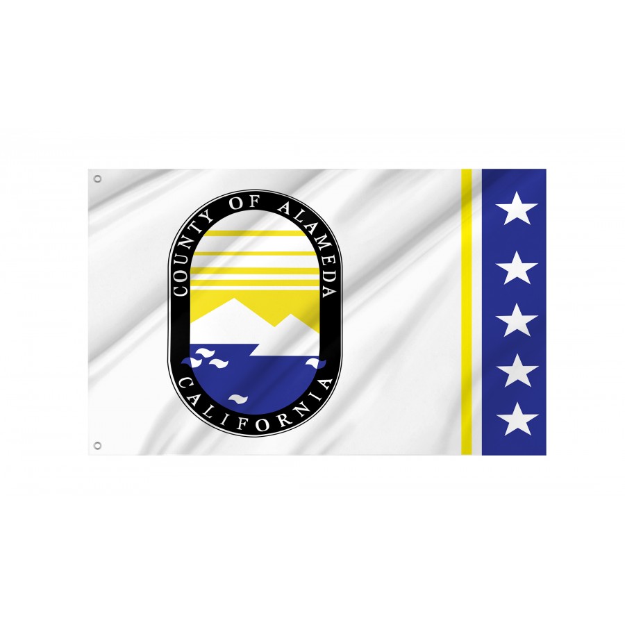 Flag of Alameda County, California, Patriotic Flags, Unique Design Print, Flags for Indoor & Outdoor Use