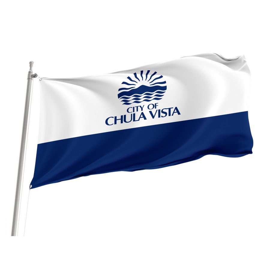 Flag of Chula Vista, California, Patriotic Flags, Unique Design Print, Flags for Indoor & Outdoor Use