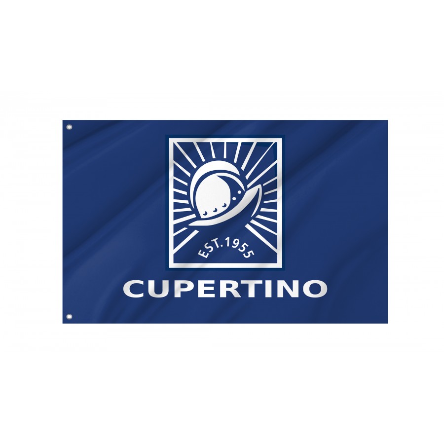 Flag of Cupertino, California, Patriotic Flags, Unique Design Print, Flags for Indoor & Outdoor Use