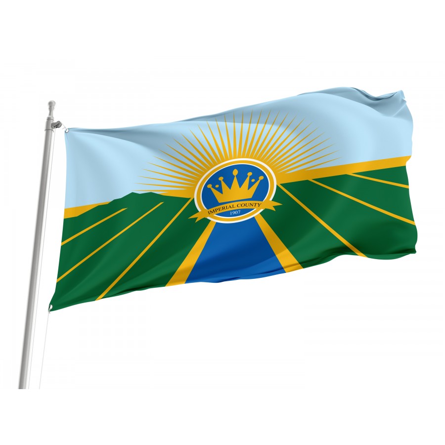 Flag of Imperial County in California, Patriotic Flags, Unique Design Print, Flags for Indoor & Outdoor Use
