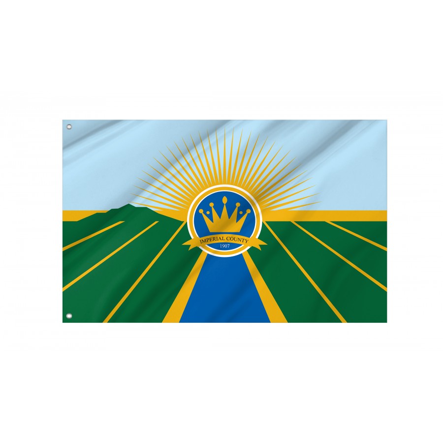 Flag of Imperial County in California, Patriotic Flags, Unique Design Print, Flags for Indoor & Outdoor Use