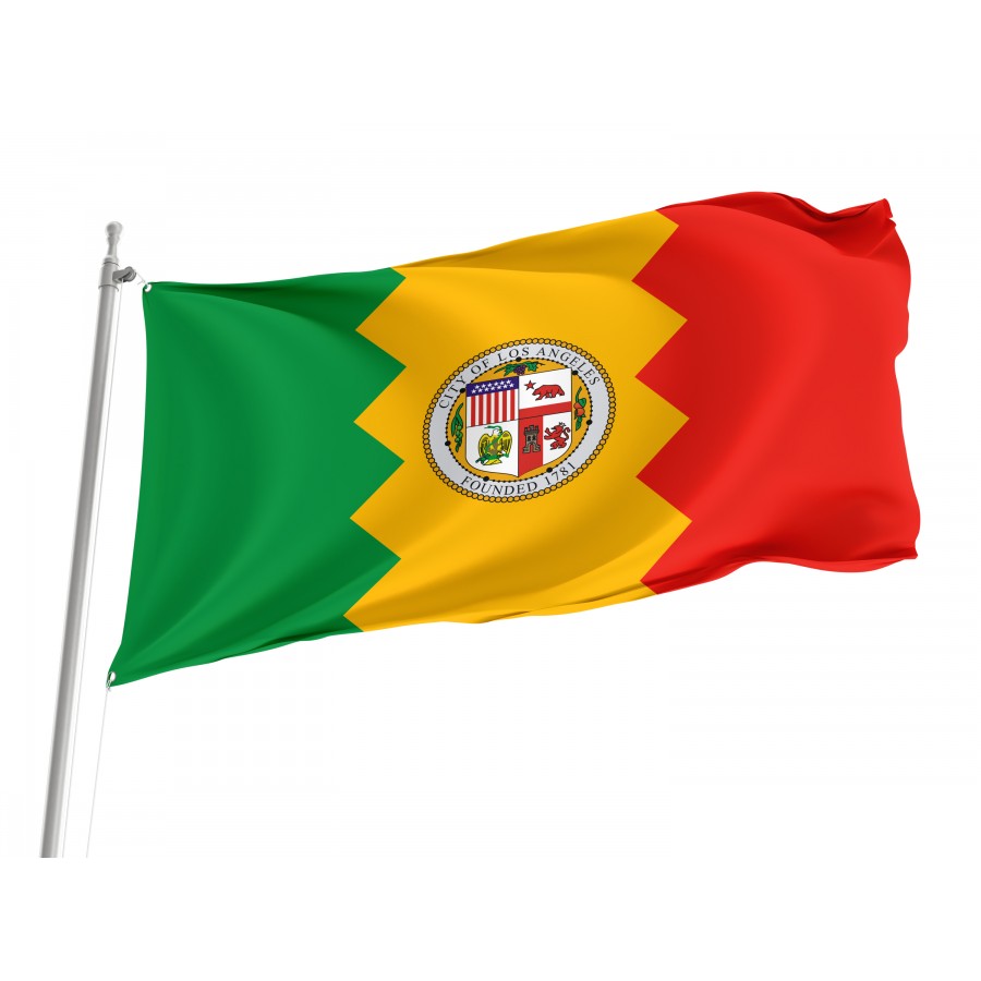 Flag of Los Angeles, California, Patriotic Flags, Unique Design Print, Flags for Indoor & Outdoor Use