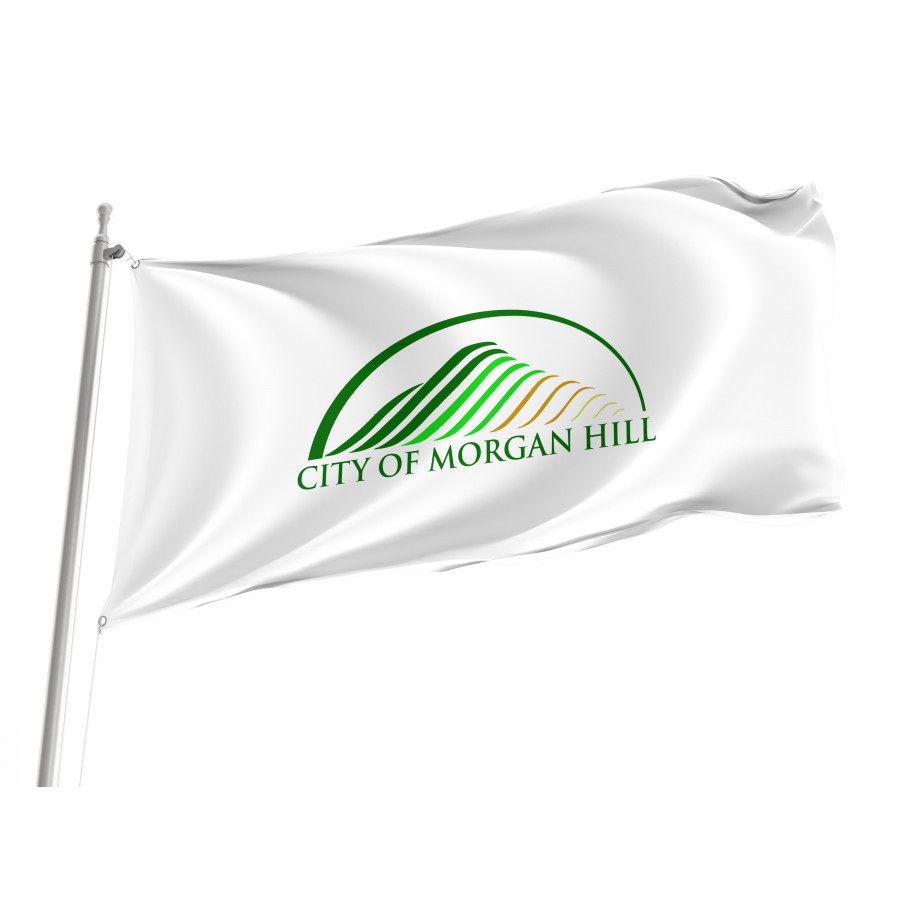 Flag of Morgan Hill, California, Patriotic Flags, Unique Design Print, Flags for Indoor & Outdoor Use