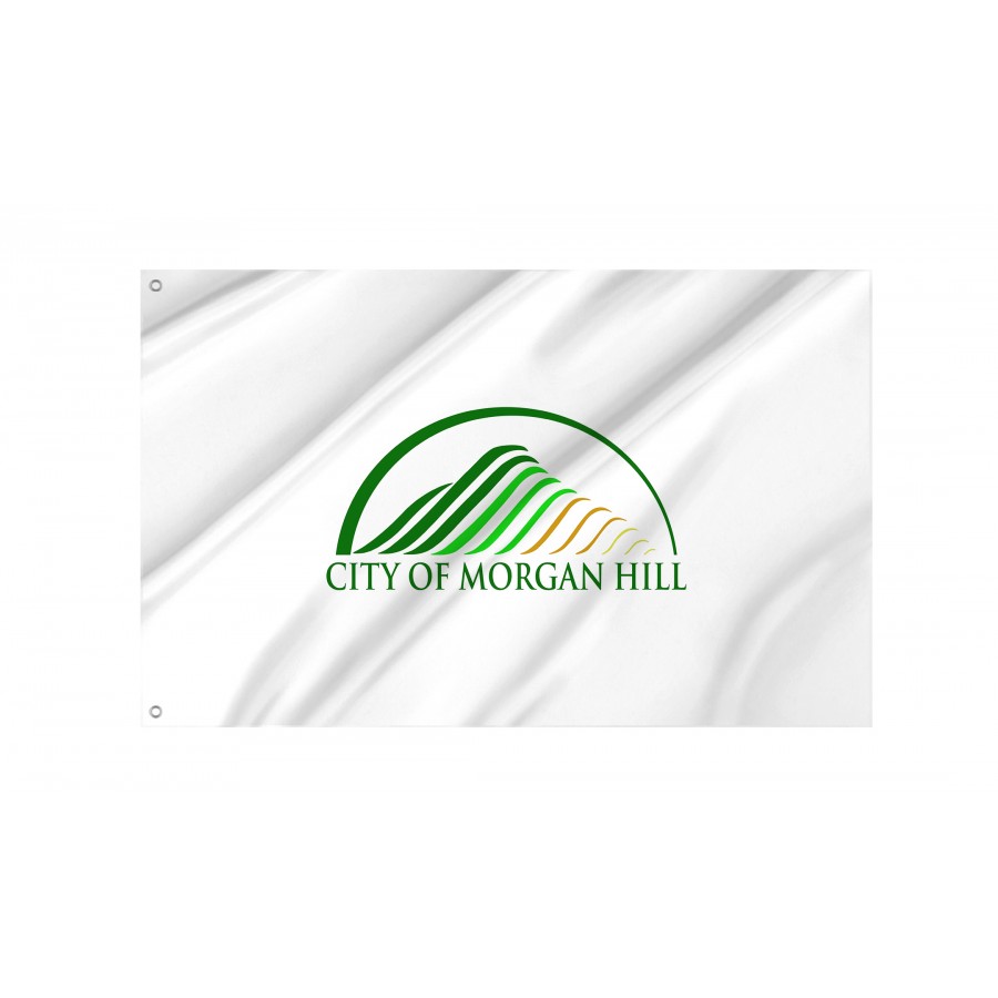 Flag of Morgan Hill, California, Patriotic Flags, Unique Design Print, Flags for Indoor & Outdoor Use