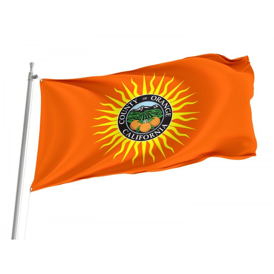 Flag of Orange County, California, Patriotic Flags, Unique Design Print, Flags for Indoor & Outdoor Use