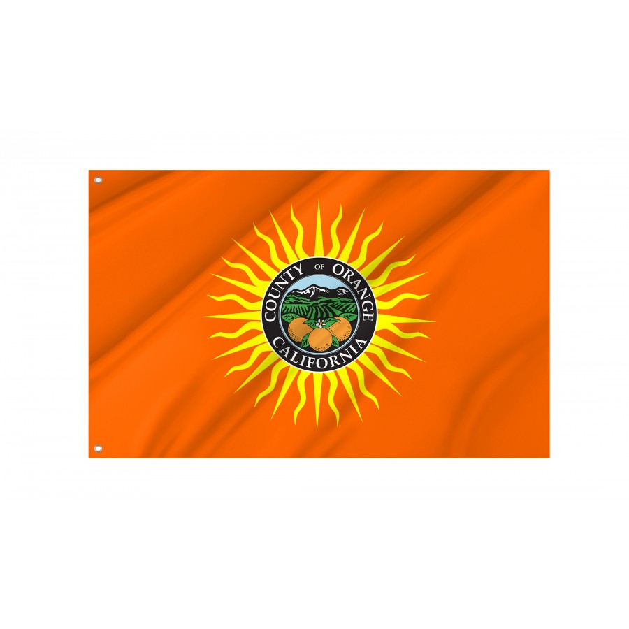 Flag of Orange County, California, Patriotic Flags, Unique Design Print, Flags for Indoor & Outdoor Use