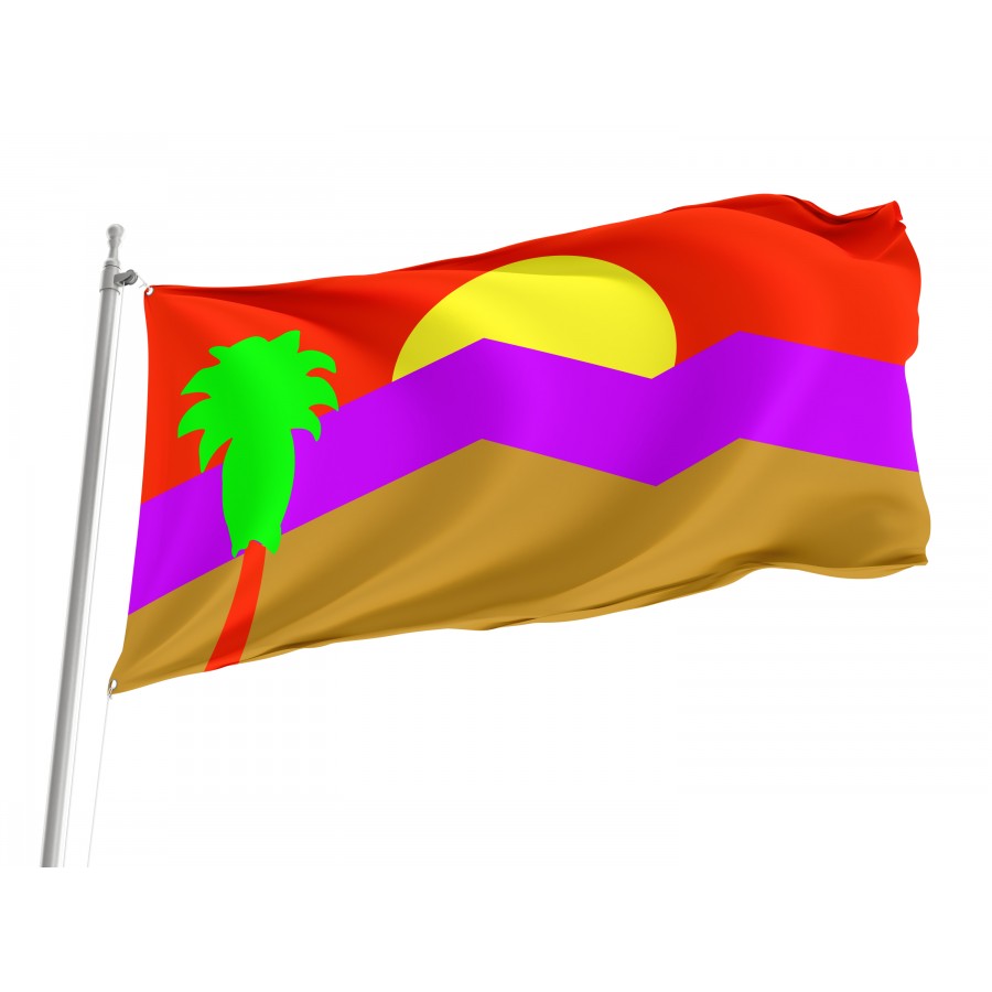 Flag of Palm Springs, California, Patriotic Flags, Unique Design Print, Flags for Indoor & Outdoor Use