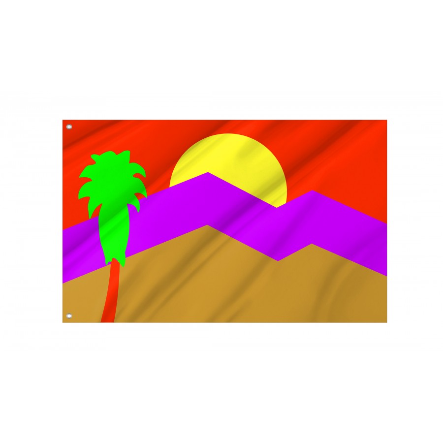 Flag of Palm Springs, California, Patriotic Flags, Unique Design Print, Flags for Indoor & Outdoor Use