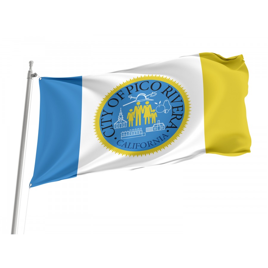 Flag of Pico Rivera, California, Patriotic Flags, Unique Design Print, Flags for Indoor & Outdoor Use