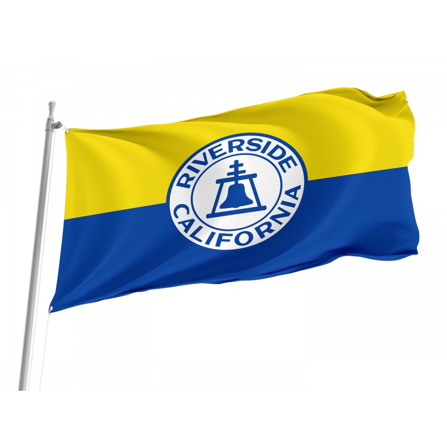 Flag of Riverside, California, Patriotic Flags, Unique Design Print, Flags for Indoor & Outdoor Use