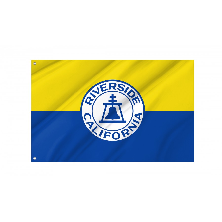 Flag of Riverside, California, Patriotic Flags, Unique Design Print, Flags for Indoor & Outdoor Use