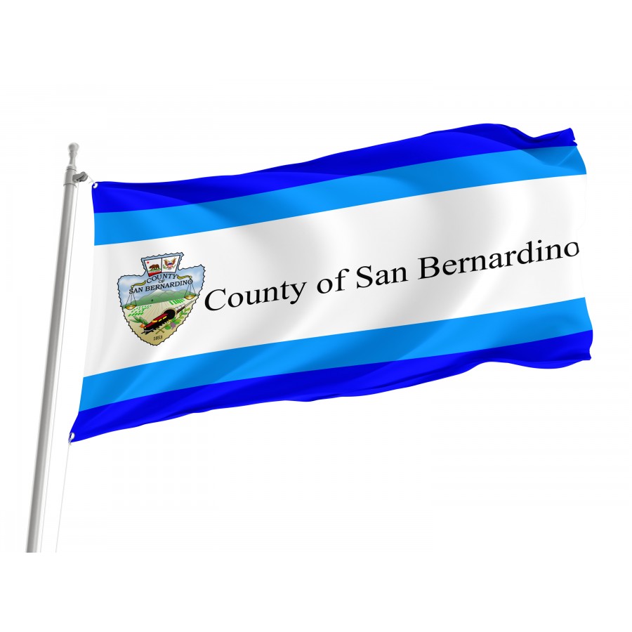 Flag of San Bernardino County, California, Patriotic Flags, Unique Design Print, Flags for Indoor & Outdoor Use
