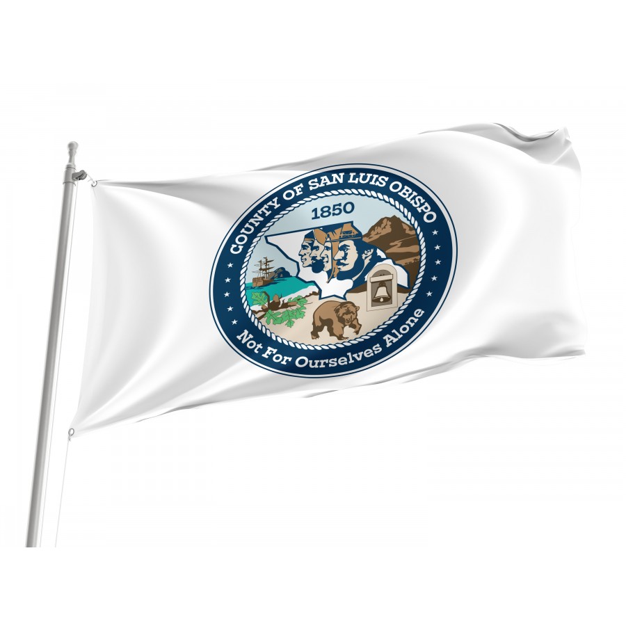 Flag of San Luis Obispo County, California, Patriotic Flags, Unique Design Print, Flags for Indoor & Outdoor Use