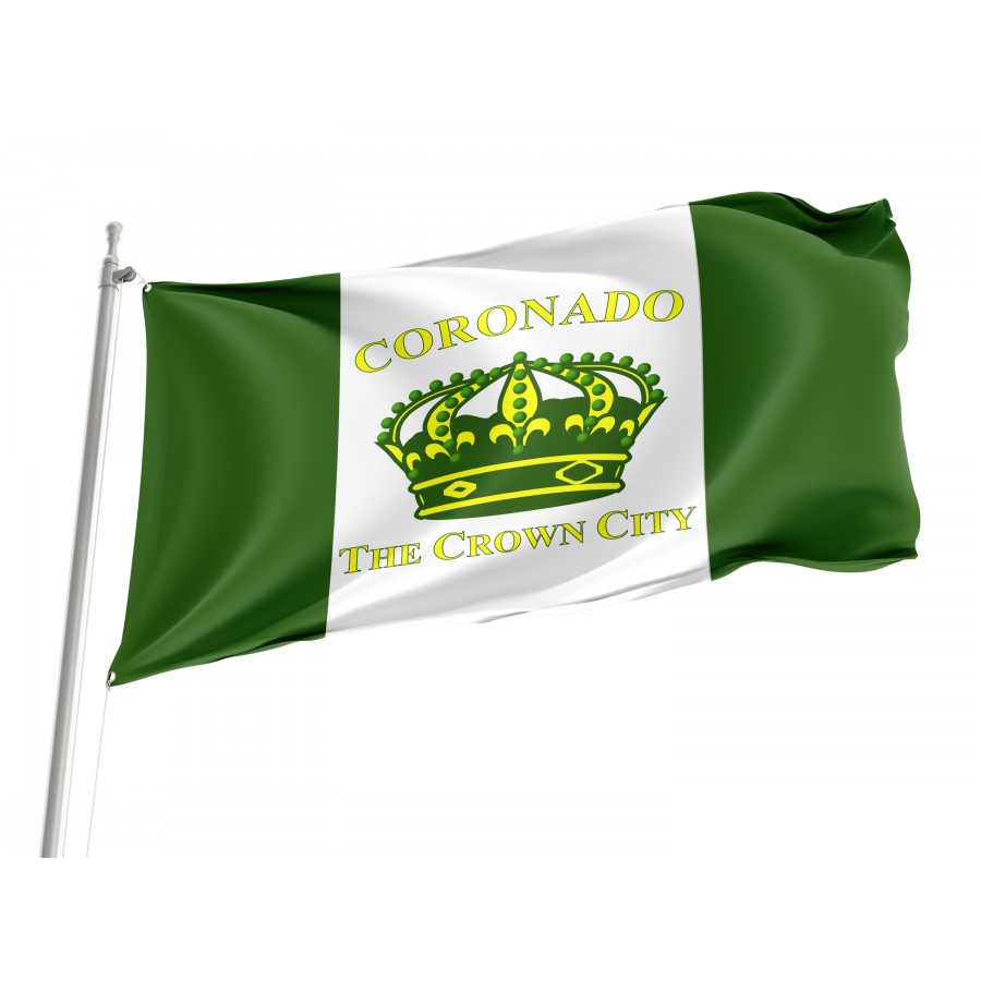 Flag of Coronado, California, Patriotic Flags, Unique Design Print, Flags for Indoor & Outdoor Use