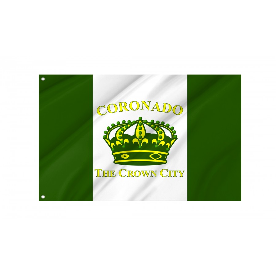 Flag of Coronado, California, Patriotic Flags, Unique Design Print, Flags for Indoor & Outdoor Use