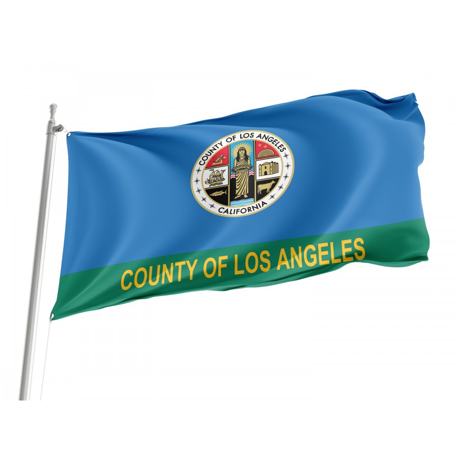 Flag of Los Angeles County, California, Unique Design Print, Flags for Indoor & Outdoor Use