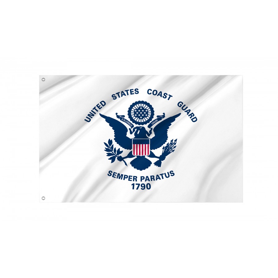 Coast Guard Flag, Patriotic Flags, Unique Design Print, Flags For Indoor & Outdoor Use - High Quality United States for Indoor and Outdoor Use