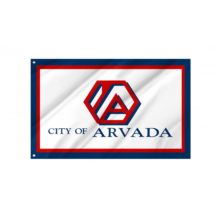 Flag of Arvada, Colorado, Patriotic Flags, Unique Design Print, Flags for Indoor & Outdoor Use