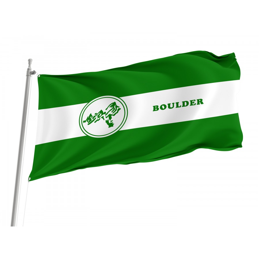 Flag of Boulder, Colorado, Patriotic Flags, Unique Design Print, Flags for Indoor & Outdoor Use