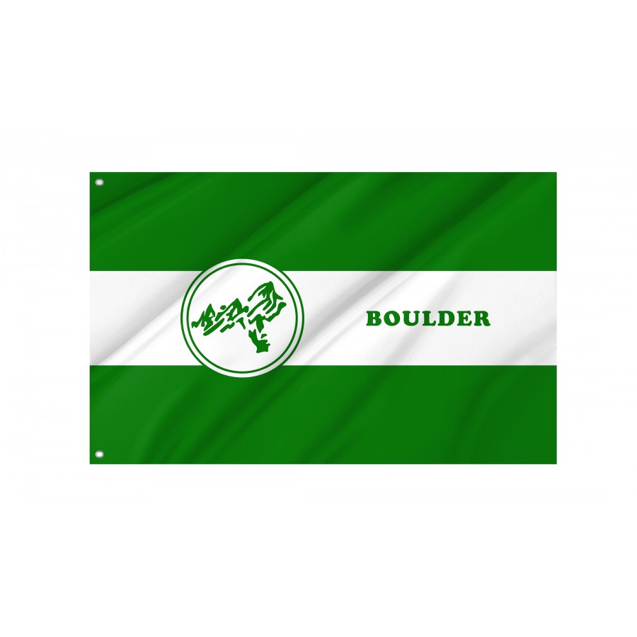 Flag of Boulder, Colorado, Patriotic Flags, Unique Design Print, Flags for Indoor & Outdoor Use