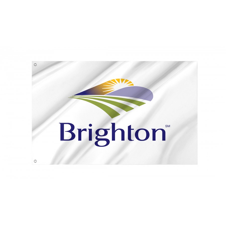 Flag of Brighton, Colorado, Patriotic Flags, Unique Design Print, Flags for Indoor & Outdoor Use