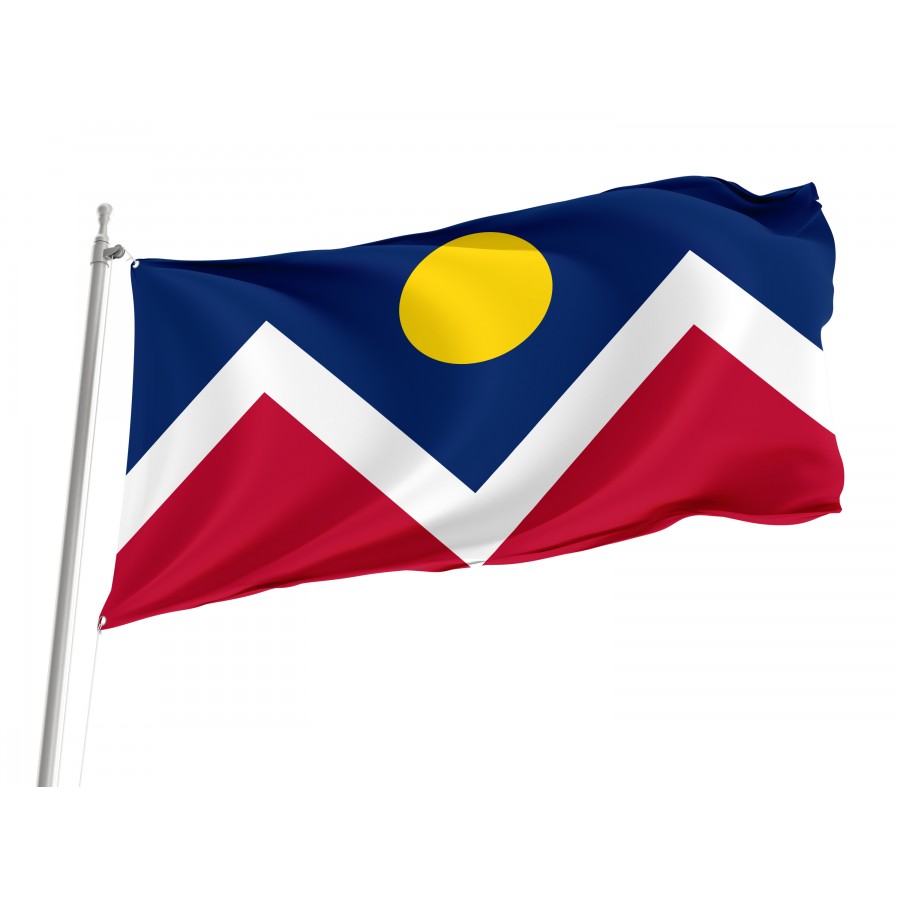 Flag of Denver, Colorado, Patriotic Flags, Unique Design Print, Flags for Indoor & Outdoor Use