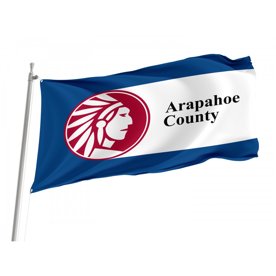 Flag of Arapahoe County, Colorado, Patriotic Flags, Unique Design Print, Flags for Indoor & Outdoor Use