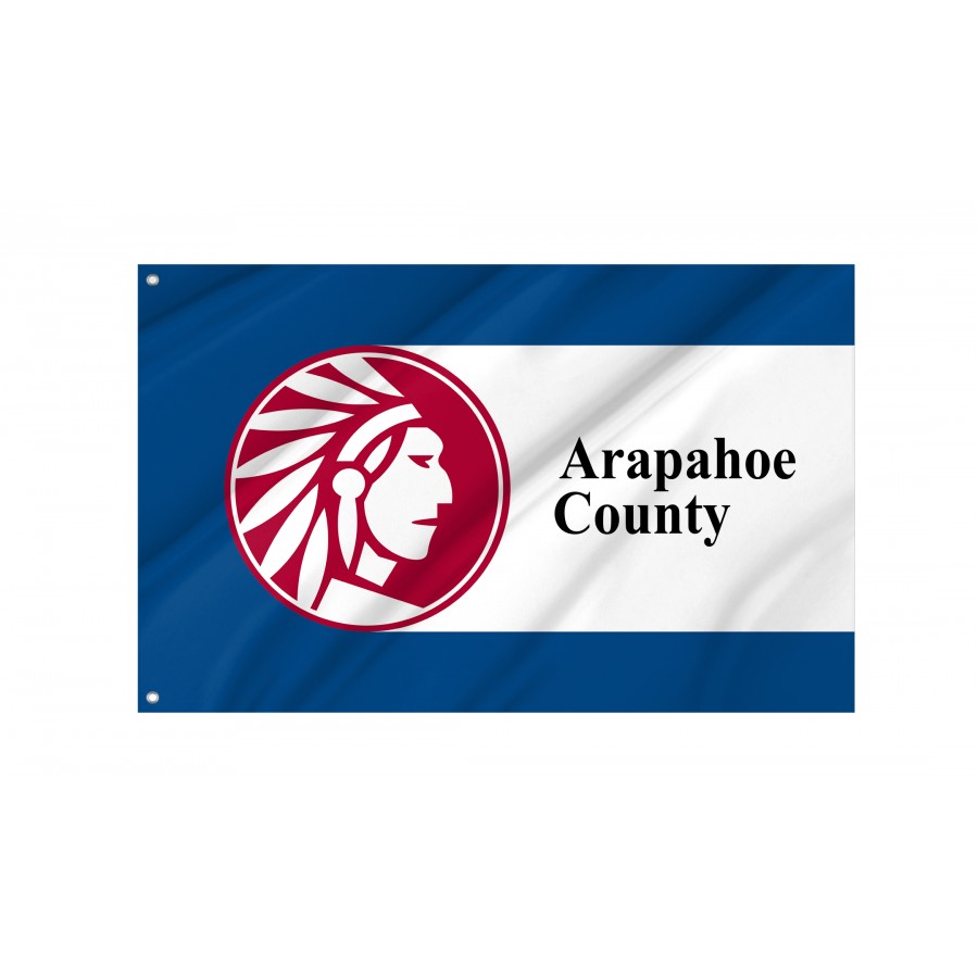 Flag of Arapahoe County, Colorado, Patriotic Flags, Unique Design Print, Flags for Indoor & Outdoor Use