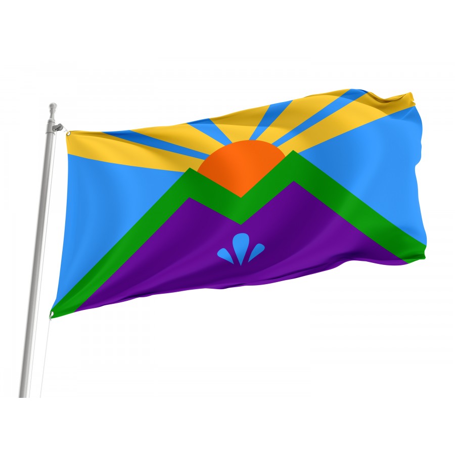 Flag of Manitou Springs, Colorado, Patriotic Flags, Unique Design Print, Flags for Indoor & Outdoor Use