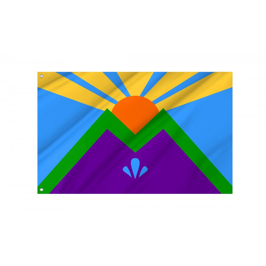 Flag of Manitou Springs, Colorado, Patriotic Flags, Unique Design Print, Flags for Indoor & Outdoor Use