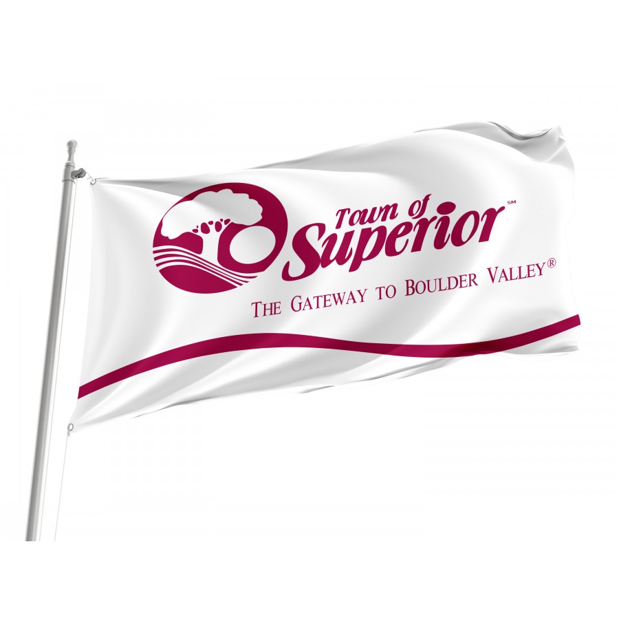 Flag of Superior, Colorado, Patriotic Flags, Unique Design Print, Flags for Indoor & Outdoor Use