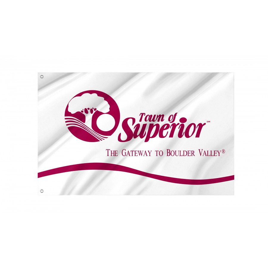 Flag of Superior, Colorado, Patriotic Flags, Unique Design Print, Flags for Indoor & Outdoor Use