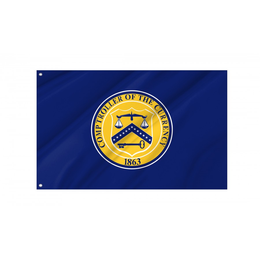 Flag Of Comptroller Of The Currency, Patriotic Flags, Unique Design Print, Flags For Indoor & Outdoor Use - High Quality United States for Indoor and Outdoor Use