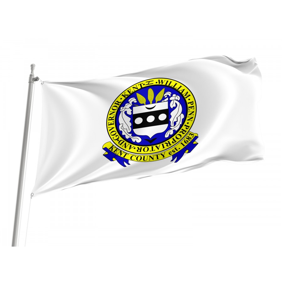 Flag of Kent County, Delaware, Patriotic Flags, Unique Design Print, Flags for Indoor & Outdoor Use