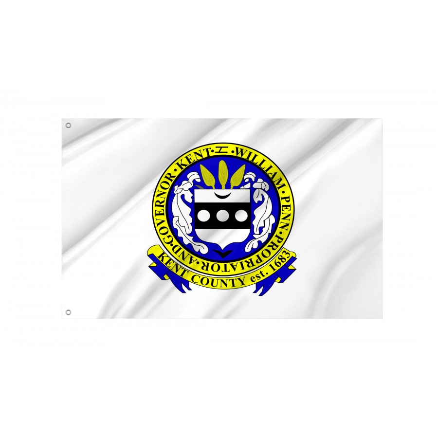Flag of Kent County, Delaware, Patriotic Flags, Unique Design Print, Flags for Indoor & Outdoor Use