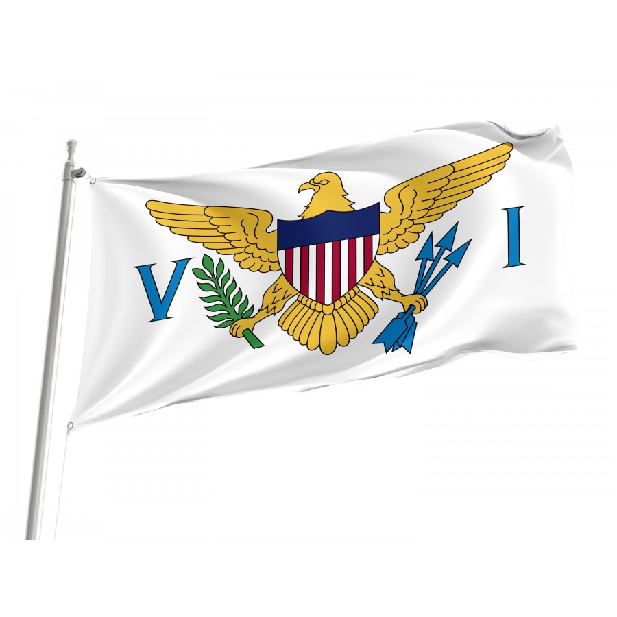 Flag Of Virgin Islands Of The United States, Unique Design Print, Flags For Indoor & Outdoor Use - High Quality United States for Indoor and Outdoor Use