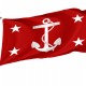 United States Secretary of the Navy Red Flag, Patriotic Flags, Unique Design Print, Flags for Indoor & Outdoor Use - Imagine 1