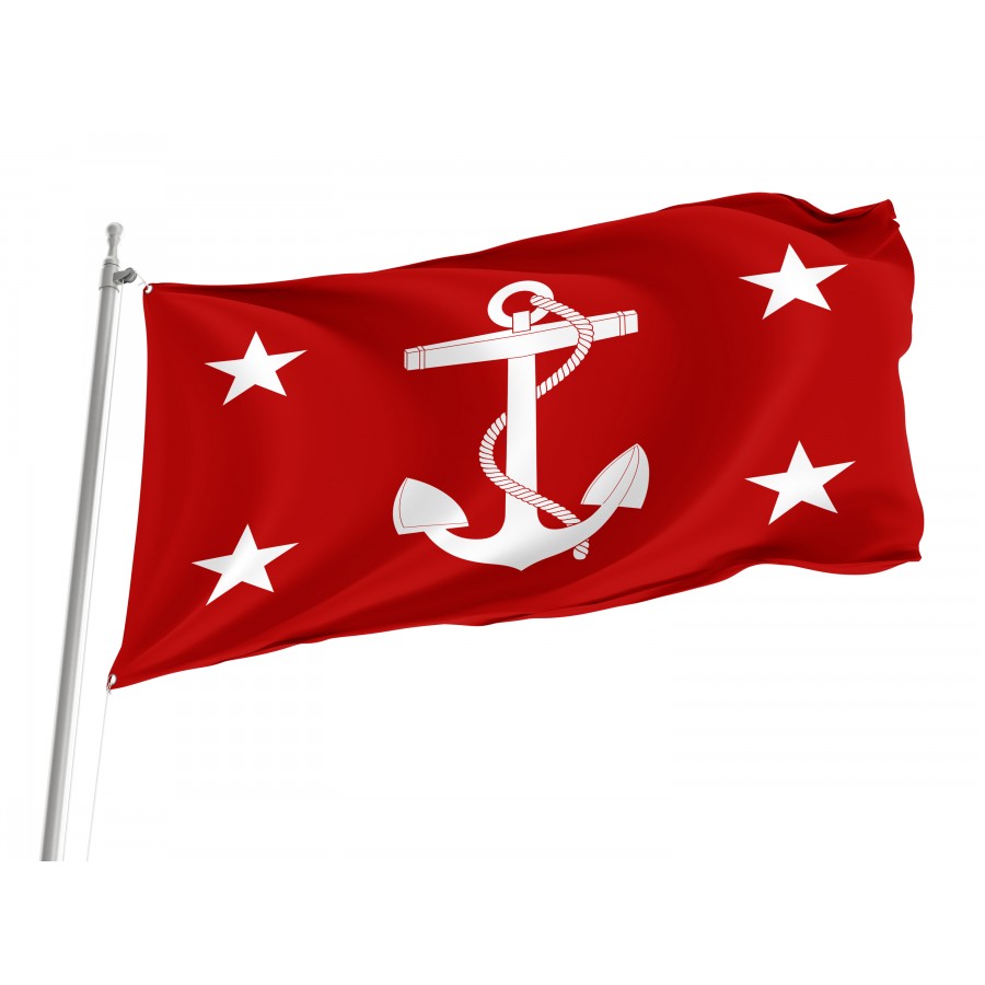 United States Secretary Of The Navy Red Flag, Patriotic Flags, Unique Design Print, Flags For Indoor & Outdoor Use - High Quality United States for Indoor and Outdoor Use