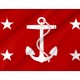 United States Secretary of the Navy Red Flag, Patriotic Flags, Unique Design Print, Flags for Indoor & Outdoor Use - Imagine 2