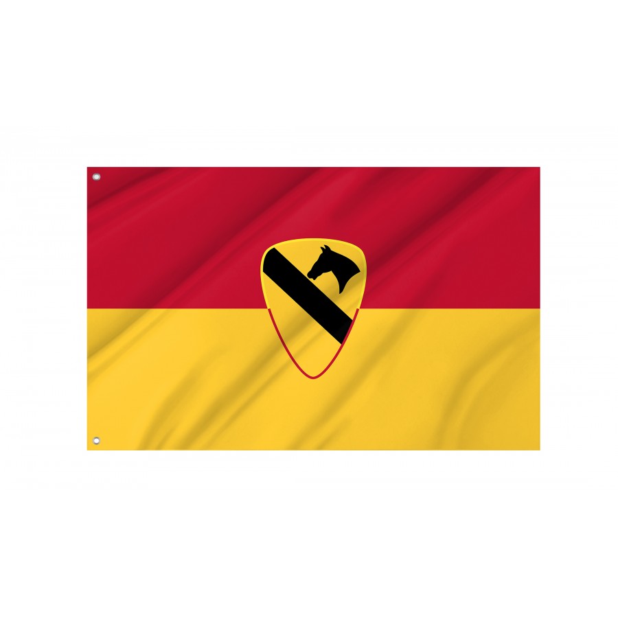 Flag Of U.s. Army 1St Cavalry Division, Patriotic Flags, Unique Design Print, Flags For Indoor & Outdoor Use - High Quality United States for Indoor and Outdoor Use