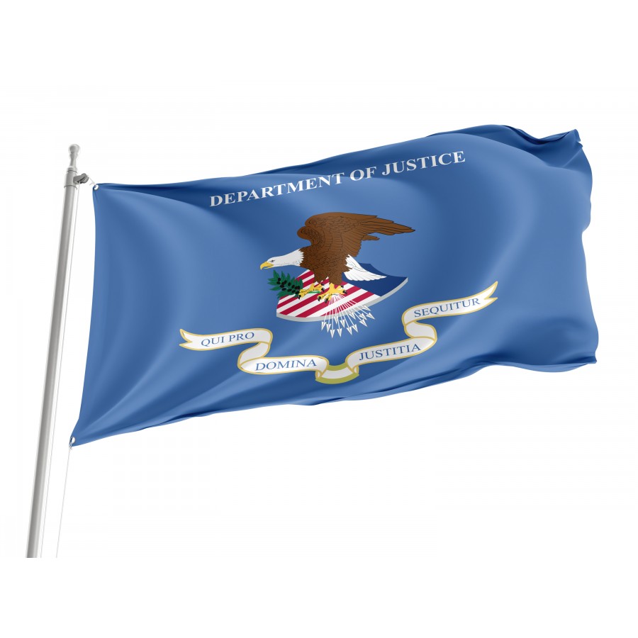 Flag Of United States Department Of Justice, Flags For Indoor & Outdoor Use - High Quality United States for Indoor and Outdoor Use