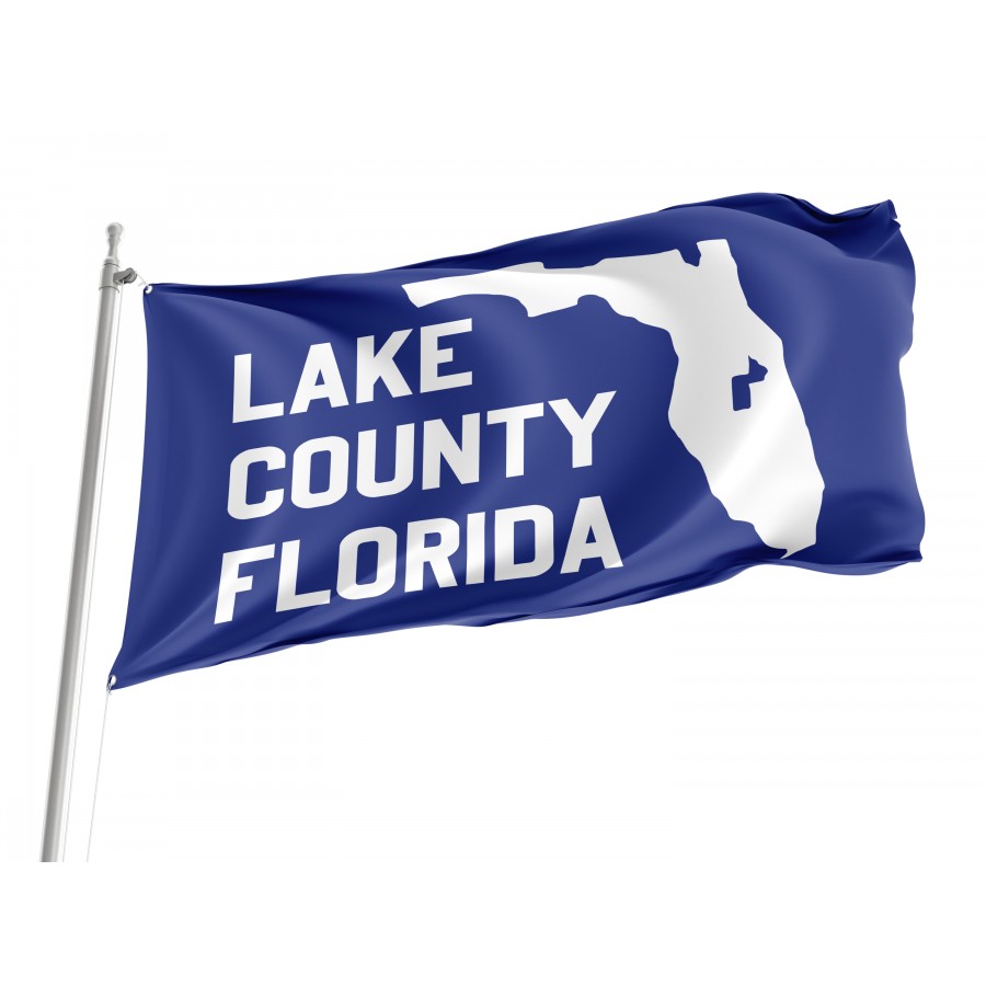 Flag of Lake County, Florida, Patriotic Flags, Unique Design Print, Flags for Indoor & Outdoor Use